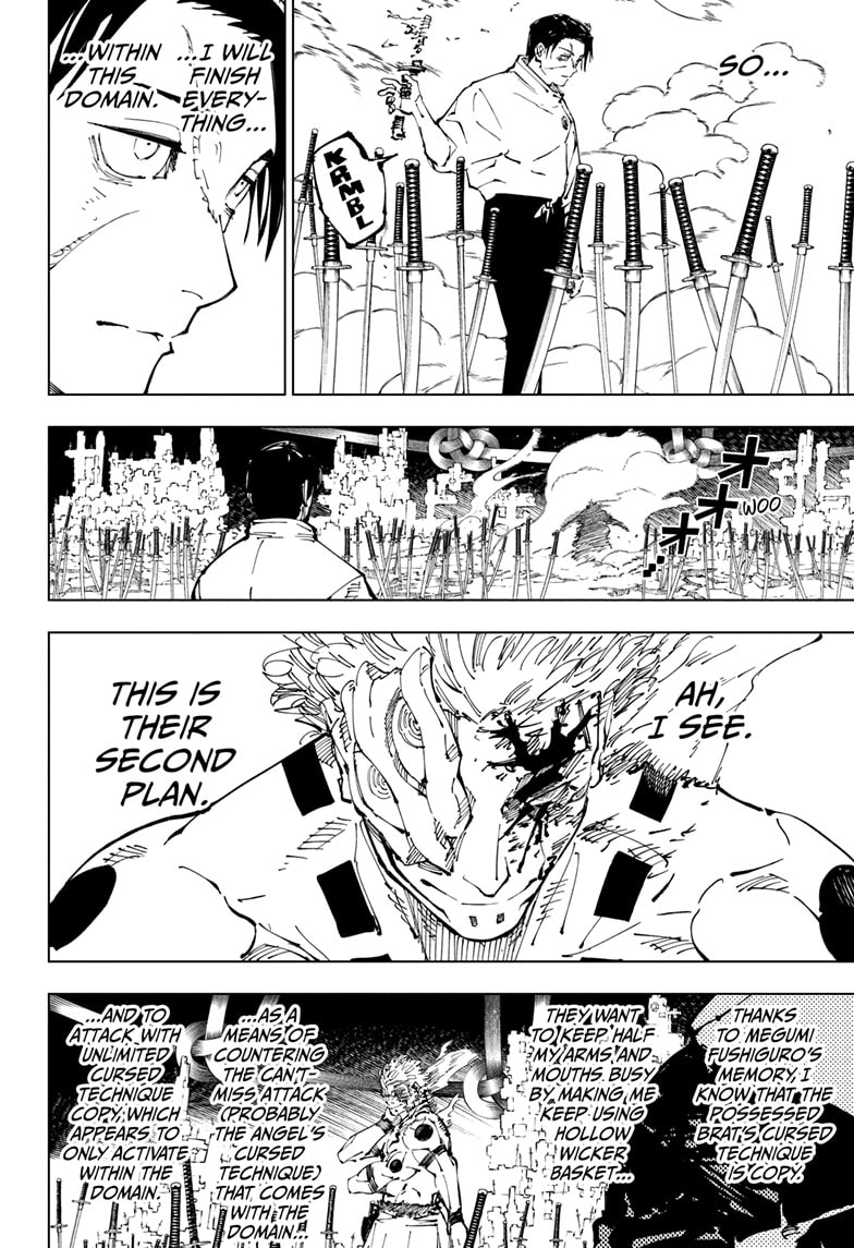 Jujutsu Kaisen, Chapter 249