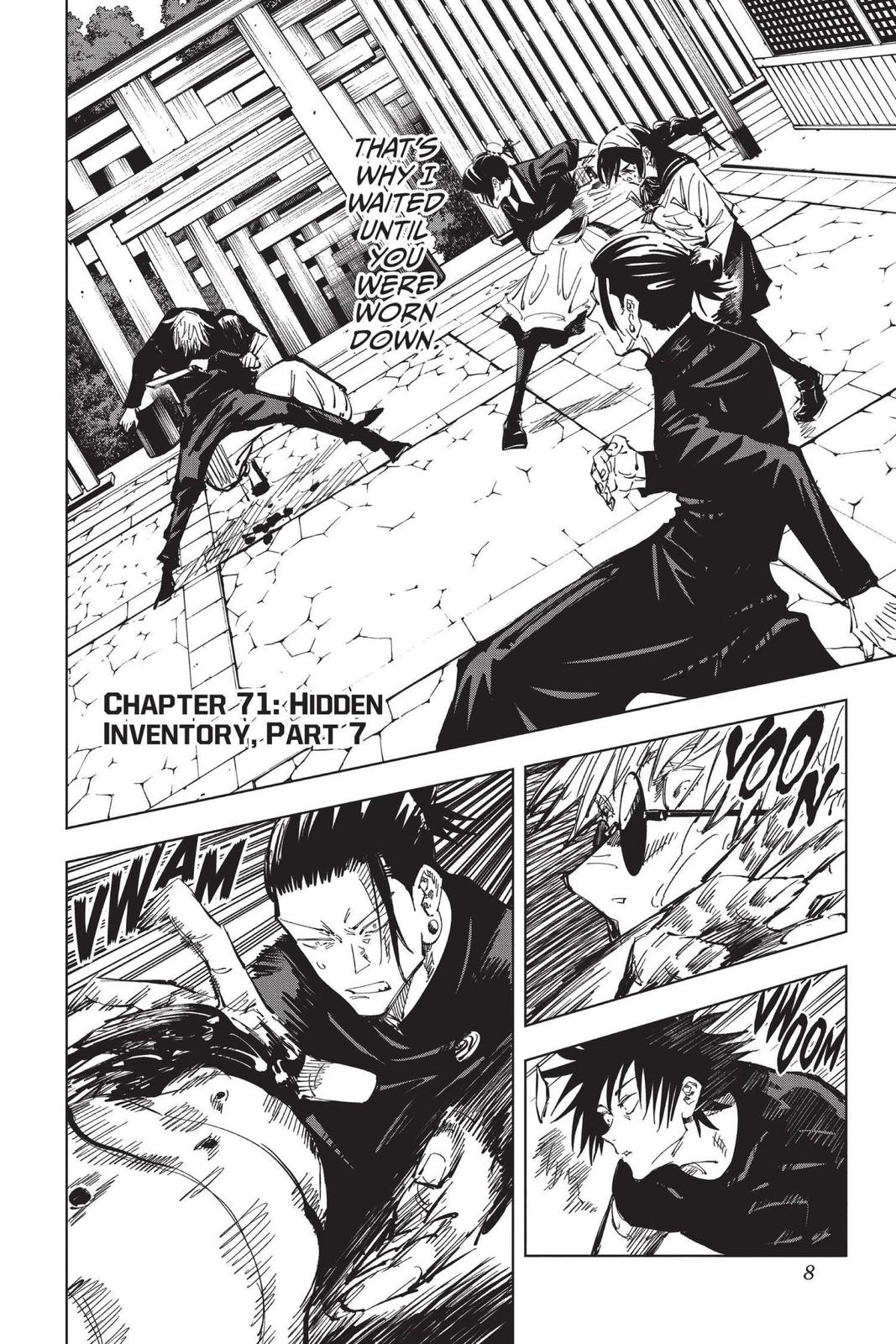 Jujutsu Kaisen, Chapter 71 Image 8