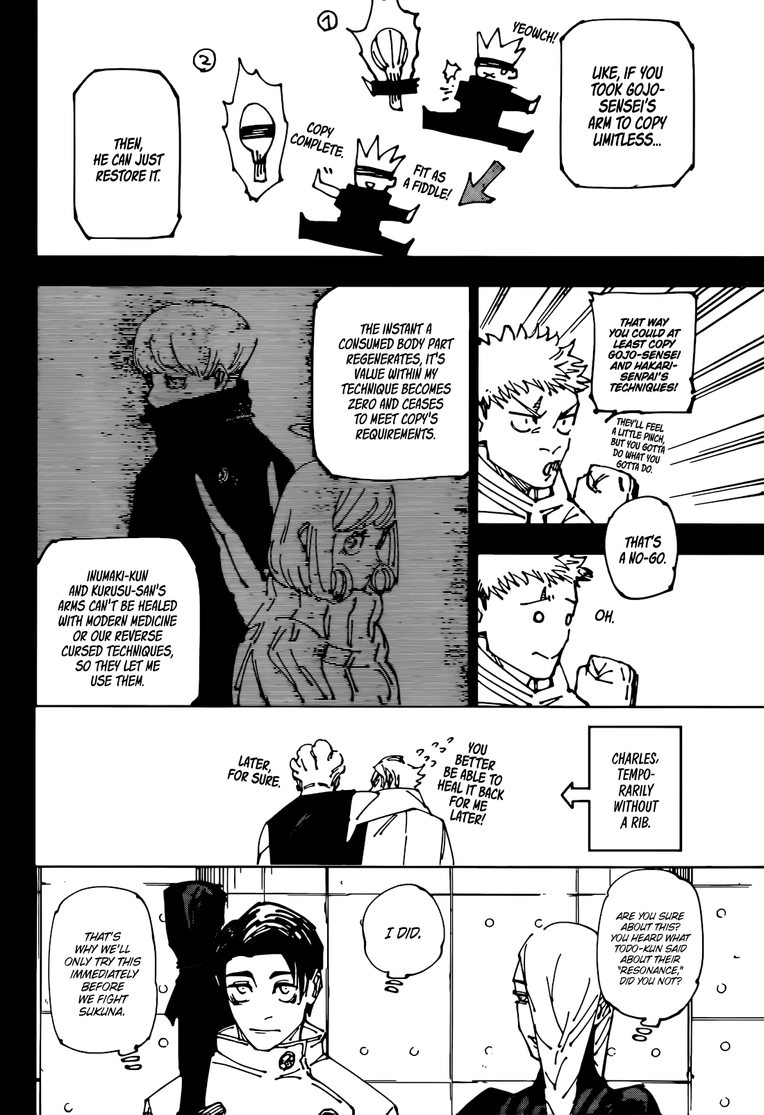 Jujutsu Kaisen Chapter 267 Page 4