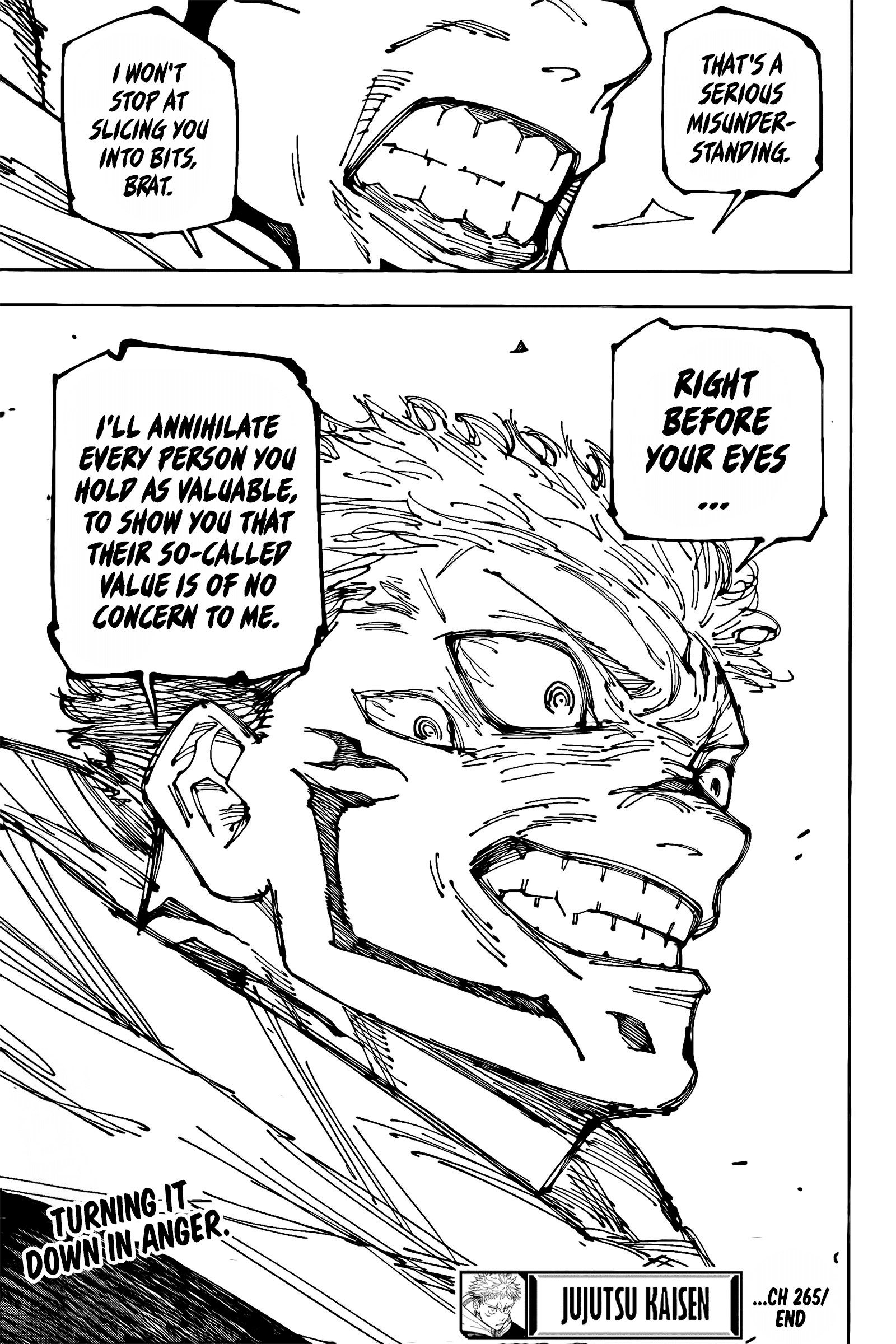 Jujutsu Kaisen Chapter 265 Page 19