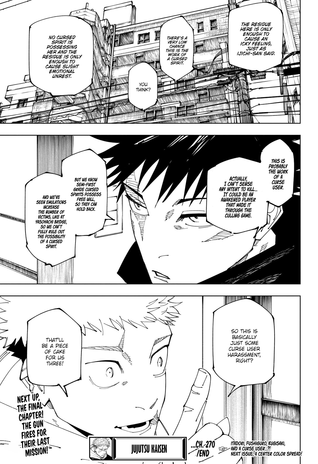 Jujutsu Kaisen Chapter 270 Page 19