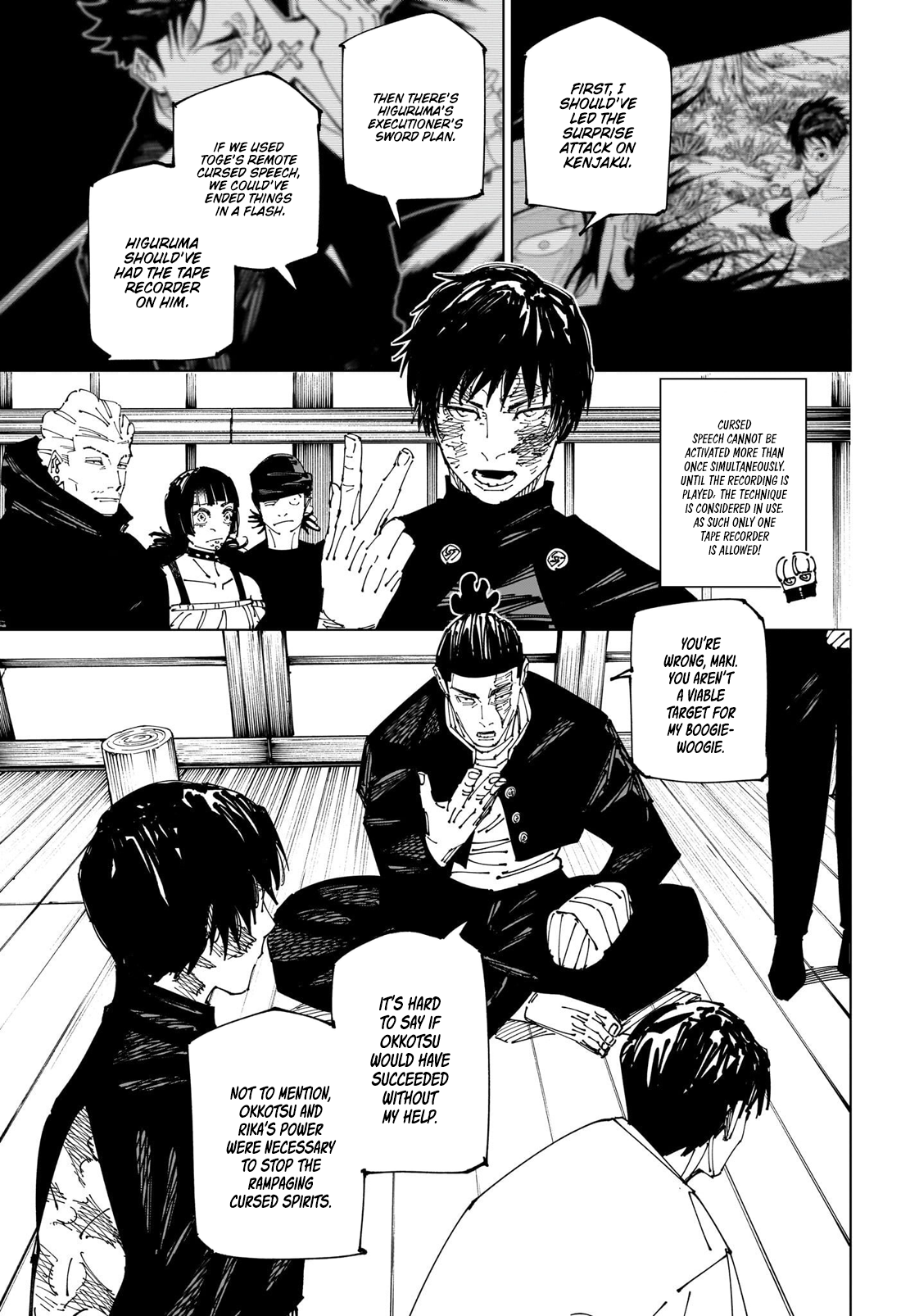 Jujutsu kaisen Chapter 269 Page 5