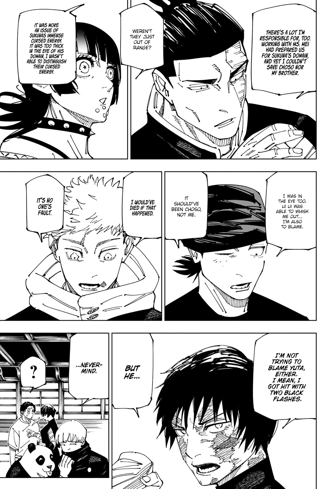 Jujutsu kaisen Chapter 269 Page 9